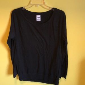 Victoria’s Secret Pink all black long sleeve